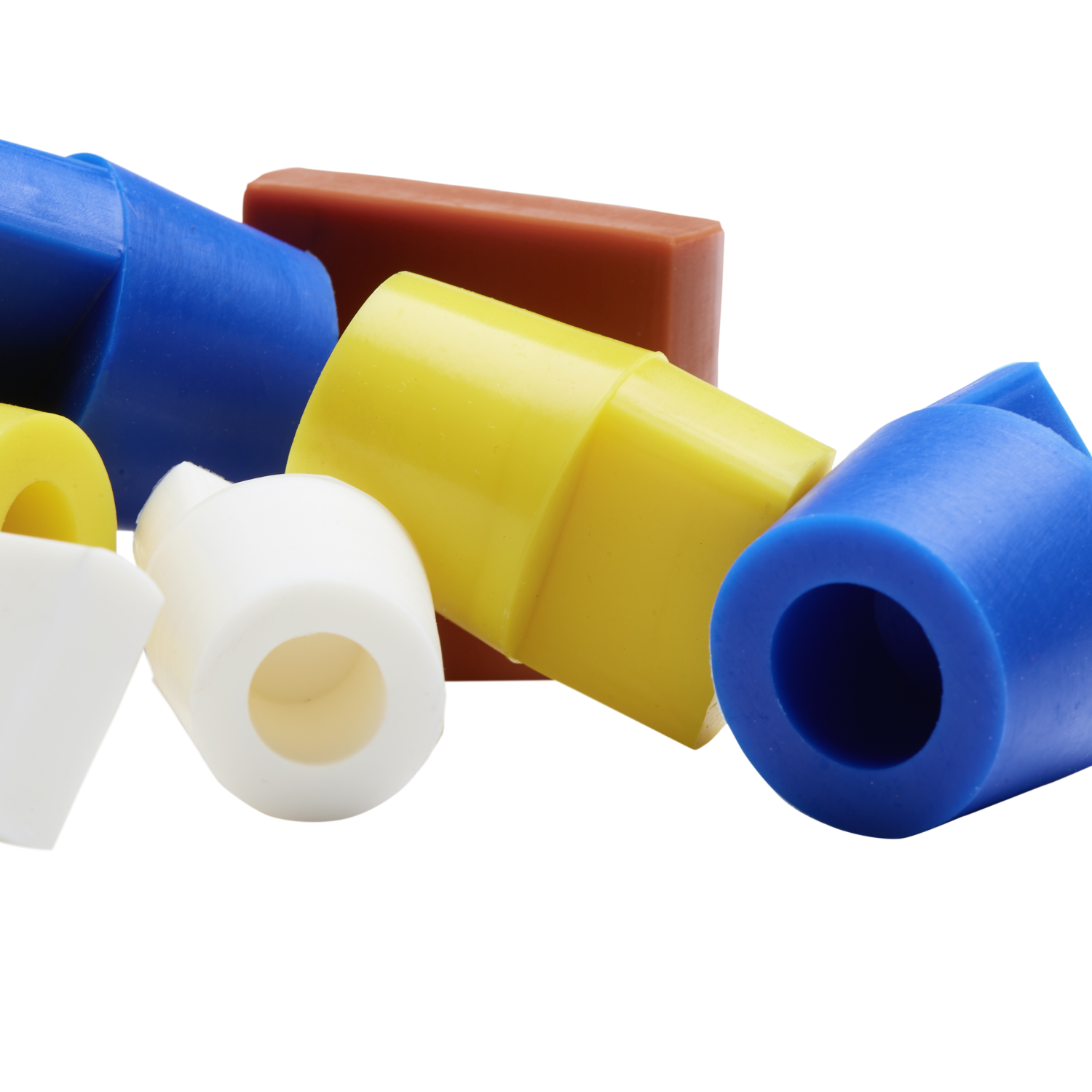 Konische Silikon-Stopper-Set, 60 Stück, konische Gummistopfen in 8 Größen, hitzebeständig von 200 bis 300 °C, zuverlässige, wiederverwendbare Dichtungsstopfen zum Lackieren zum Eloxieren